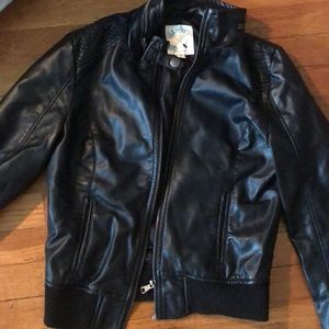 Black pleather jacket